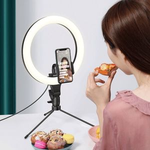 Lampa pierścieniowa Baseus LED Selfie CRZB10-A01 + Mini statyw czarny 11