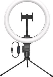 Lampa pierścieniowa Baseus LED Selfie CRZB10-A01 + Mini statyw czarny 1