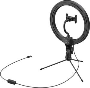 Lampa pierścieniowa Baseus LED Selfie CRZB10-A01 + Mini statyw czarny 3