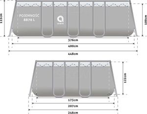 Avenli Basen stelażowy z pompą piaskową 400x207cm 17w1 7