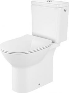 Zestaw kompaktowy WC Roca Debba Round 65.5 cm cm biały (A34D995000) 1
