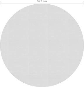 vidaXL Pływająca folia solarna z PE, 527 cm, szara 3