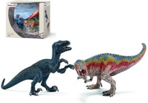 Figurka Schleich TRex i Velociraptor zestaw (42216) 1