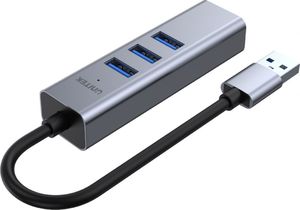 HUB USB Unitek uHUB Q4+ 1x RJ-45  + 3x USB-A 3.0 (H1906A) 2