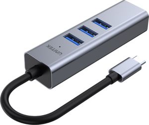 HUB USB Unitek uHUB Q4+ 1x RJ-45  + 3x USB-A 3.0 (H1904A) 2