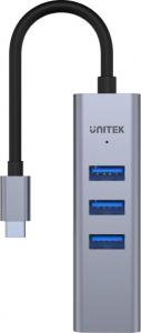 HUB USB Unitek uHUB Q4+ 1x RJ-45  + 3x USB-A 3.0 (H1904A) 3