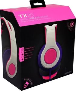 Słuchawki Gioteck TX30 Różowe (TX30UNI-12-MU) 4