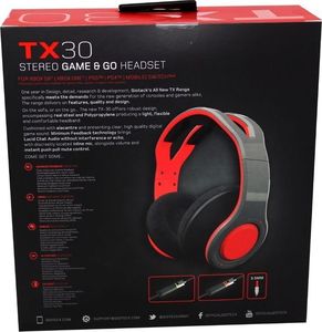 Słuchawki Gioteck TX30 Czerwone (TX30NSW-11-MU) 7