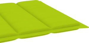 vidaXL Poduszka na leżak, jasnozielona, 200x50x4 cm, tkanina 4