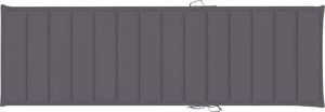 vidaXL Poduszka na leżak, antracytowa, 200x70x4 cm, tkanina 3