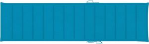 vidaXL Poduszka na leżak, niebieska, 200x50x4 cm, tkanina 3
