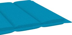 vidaXL Poduszka na leżak, niebieska, 200x50x4 cm, tkanina 4