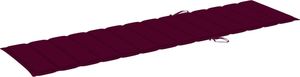 vidaXL Poduszka na leżak, winna czerwień, 200x50x4 cm, tkanina 2