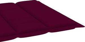 vidaXL Poduszka na leżak, winna czerwień, 200x50x4 cm, tkanina 4