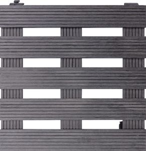 vidaXL Stojaki na kółkach pod donice, 2 szt., szare, 30x30x7,5 cm, WPC 3