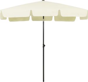 vidaXL Parasol plażowy, piaskowy żółty, 200x125 cm 4