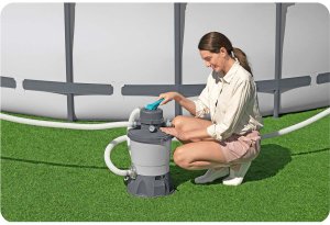 Bestway Pompa piaskowa 3028 L/h + Piasek 25kg 8