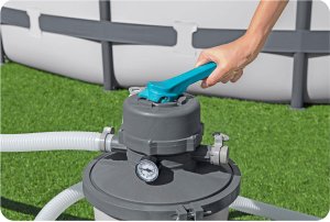 Bestway Pompa piaskowa 3028 L/h + Piasek 25kg 10