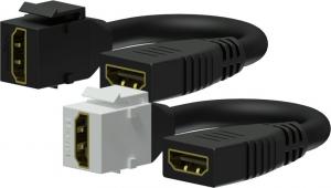 Adapter AV Procab HDMI - HDMI biały (VCK450/W) 1