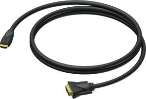 Kabel Procab HDMI - DVI-D 1.5m czarny (CLV160/1.5) 1