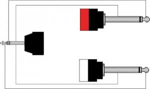 Kabel Procab Jack 3.5mm - Jack 6.3mm x2 3m czarny (CLA713/3) 2