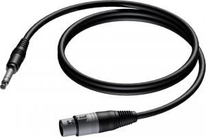 Kabel Procab Jack 6.3mm - XLR 1.5m czarny (CAB723/1.5) 1