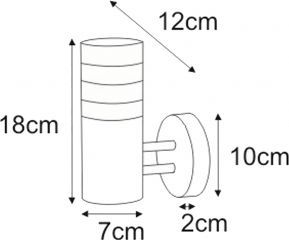 Kinkiet Kaja Kinkiet zewnętrzny LIMA K-LP401A 2