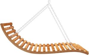 vidaXL Leżanka podwieszana świerk w kolorze teku 4