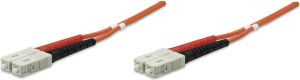 Intellinet Network Solutions Patchcord Światłowodowy, SC-SC duplex 2m 50/125 OM2 wielomodowy (470018) 1
