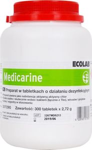Ecolab Ecolab Medicarine Chlorowy preparat dezynfekcyjny 300 tabletek 1
