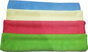CleanPRO 388332 - CleanPRO Ścierka z mikrofibry zielona duża 320g- 40x40 2
