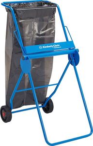 Kimberly-Clark 6155 - Przenośny stojak/dozownik na kółkach do czyściw w roli, stalowy - Niebieski 2