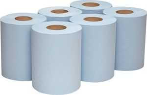 Kimberly-Clark Wypall Reach - Higieniczne ręczniki papierowe w rolce z centralnym odwijaniem - Niebieskie 2