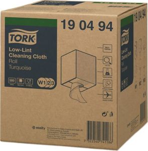 Tork - Czyściwo włókninowe o niskiej pylności do precyzyjnego czyszczenia - Turkusowe 3