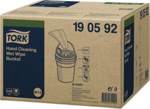 Tork Tork - Czyściwo włókninowe o niskim stopniu pylenia do ciężkich zabrudzeń rąk, premium - Białe 4