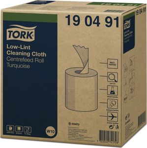 Tork Tork - Czyściwo włókninowe o niskim stopniu pylenia, premium - turkusowe 3