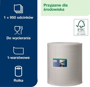 Tork - Czyściwo włókninowe w dużej roli do zabrudzeń przemysłowych, szare - 361 m 11