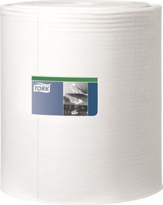 Tork Tork - Czyściwo włókninowe w dużej roli wielozadaniowe, białe - 380 m 2