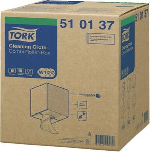 Tork - Wielozadaniowe czyściwo włókninowe w roli, 1-warstwowe, premium - Białe 2
