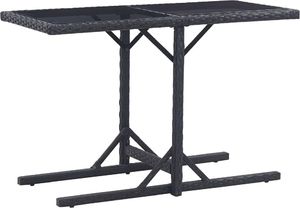 vidaXL 3-częściowy zestaw mebli ogrodowych, czarny 7