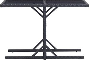 vidaXL 3-częściowy zestaw mebli ogrodowych, czarny 8