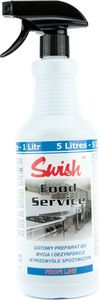 Swish Swish Food Service - Gotowy do użycia środek do mycia i dezynfekcji powierzchni z odtłuszczaczem - 1 l 1