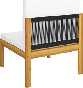 vidaXL 2-cz. zestaw wypoczynkowy do ogrodu poduszki drewno akacjowe 11