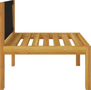 vidaXL 2-cz. zestaw wypoczynkowy do ogrodu poduszki drewno akacjowe 7