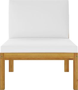 vidaXL 2-cz. zestaw wypoczynkowy do ogrodu poduszki drewno akacjowe 9