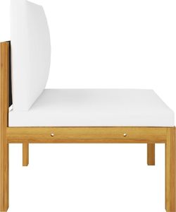 vidaXL 2-cz. zestaw wypoczynkowy do ogrodu poduszki drewno akacjowe 10