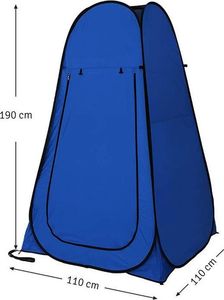 CreativeHome Namiot Plażowy Biwak Pop-up Niebieski 3