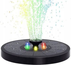 CreativeHome ZD70G FONTANNA SOLARNA POMPA DO OCZKA WODNEGO RGB 2