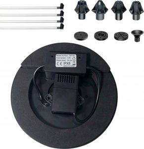 CreativeHome ZD70G FONTANNA SOLARNA POMPA DO OCZKA WODNEGO RGB 6