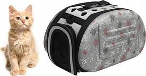 Victoria Fashion Transporter torba dla psa kota 35x20 szary AG644U 1